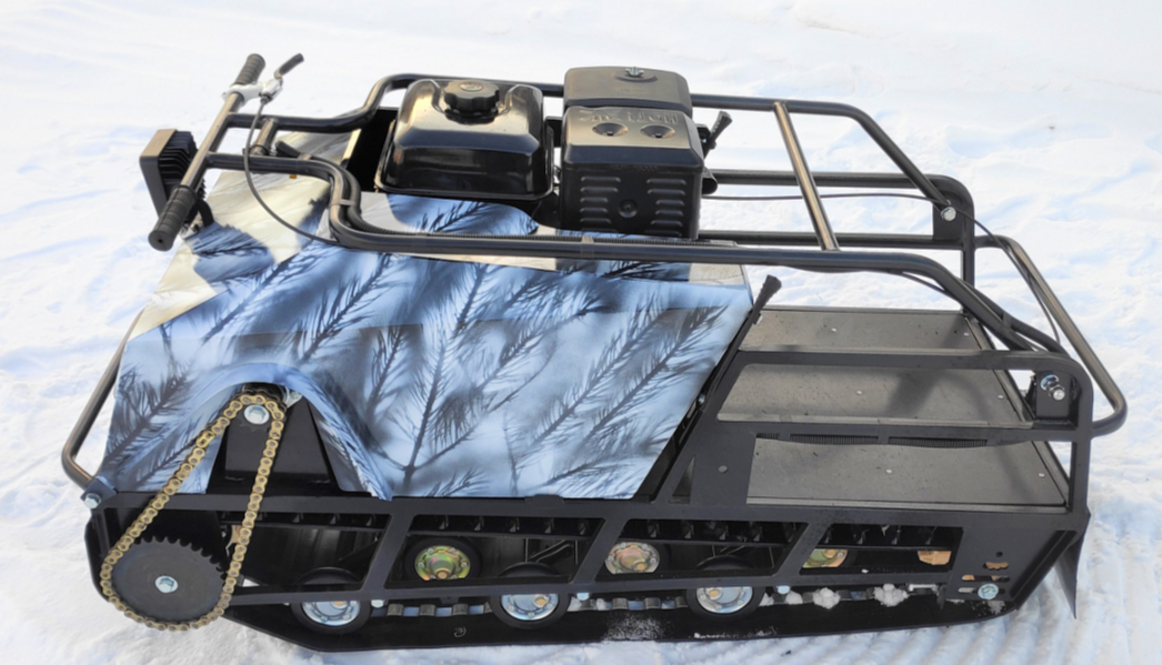 Мотобуксировщик Irondog (Железная собака) M500 20  Камуфляж Охотник в Великом Новгороде