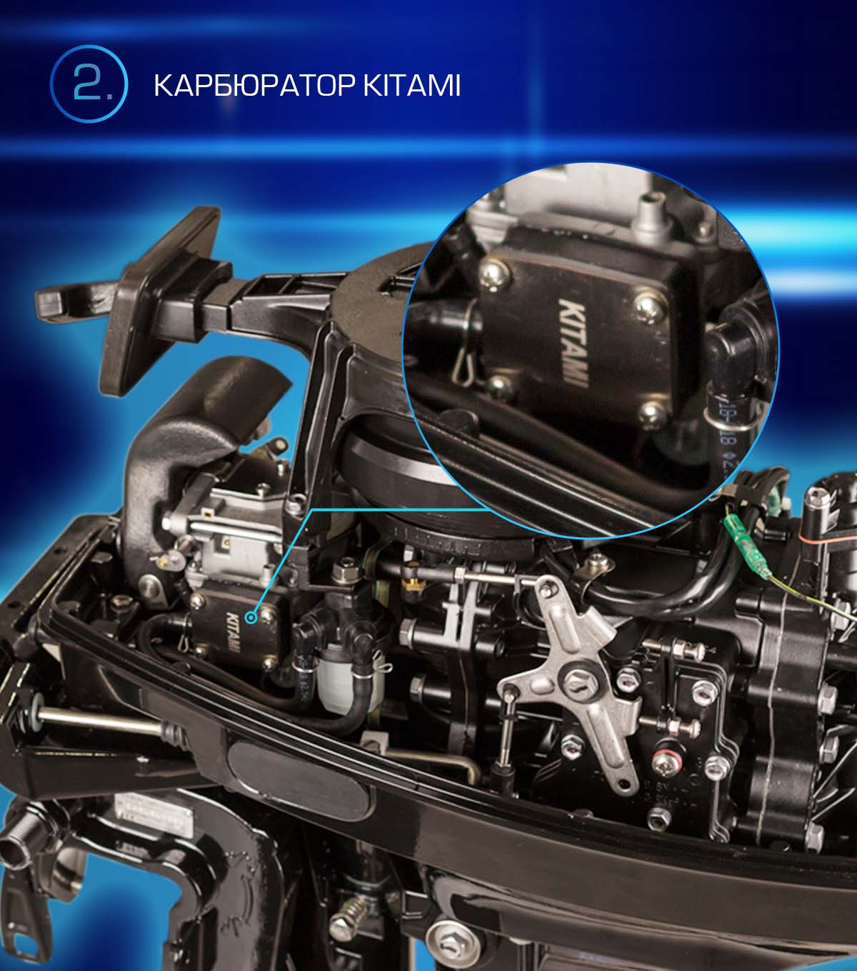 Лодочный мотор MARLIN PROLINE MP 9.9 (20) AWRS FORCE в Великом Новгороде