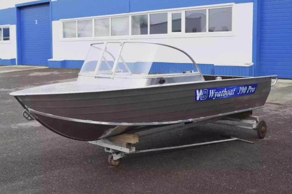 Алюминиевая лодка Wyatboat-390 Pro в Великом Новгороде