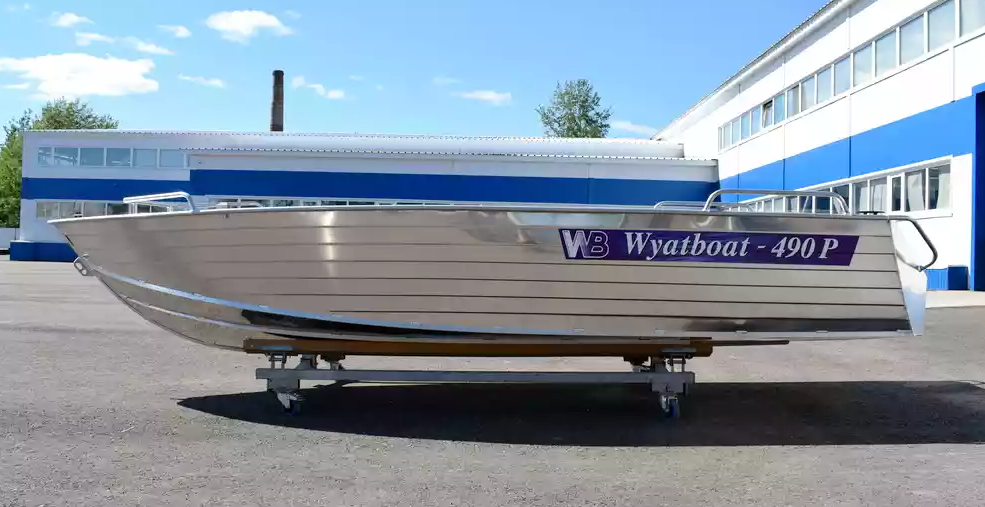Алюминиевая лодка Wyatboat-490 P в Великом Новгороде