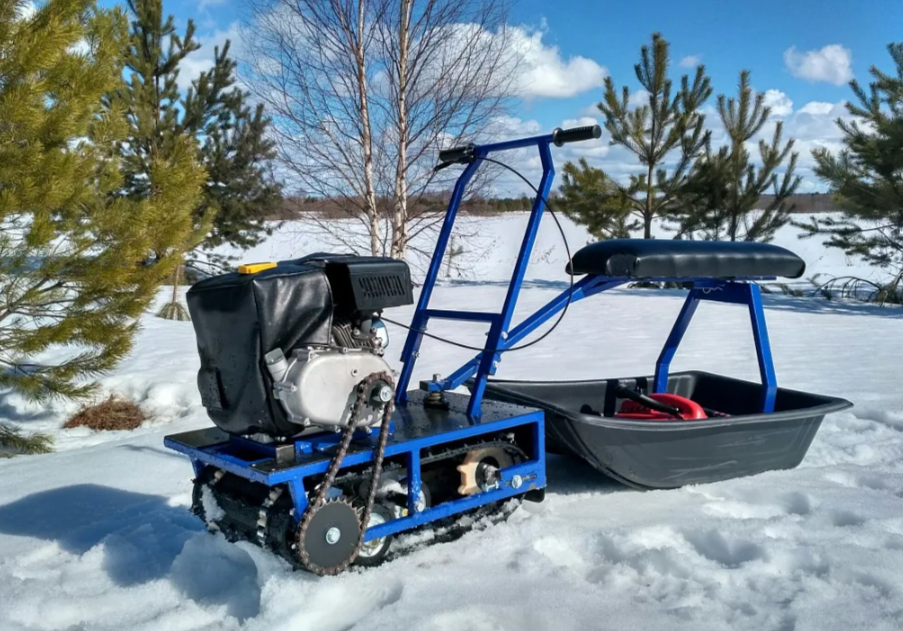 Мини-мотобуксировщик Альбатрос-М без фары в Великом Новгороде