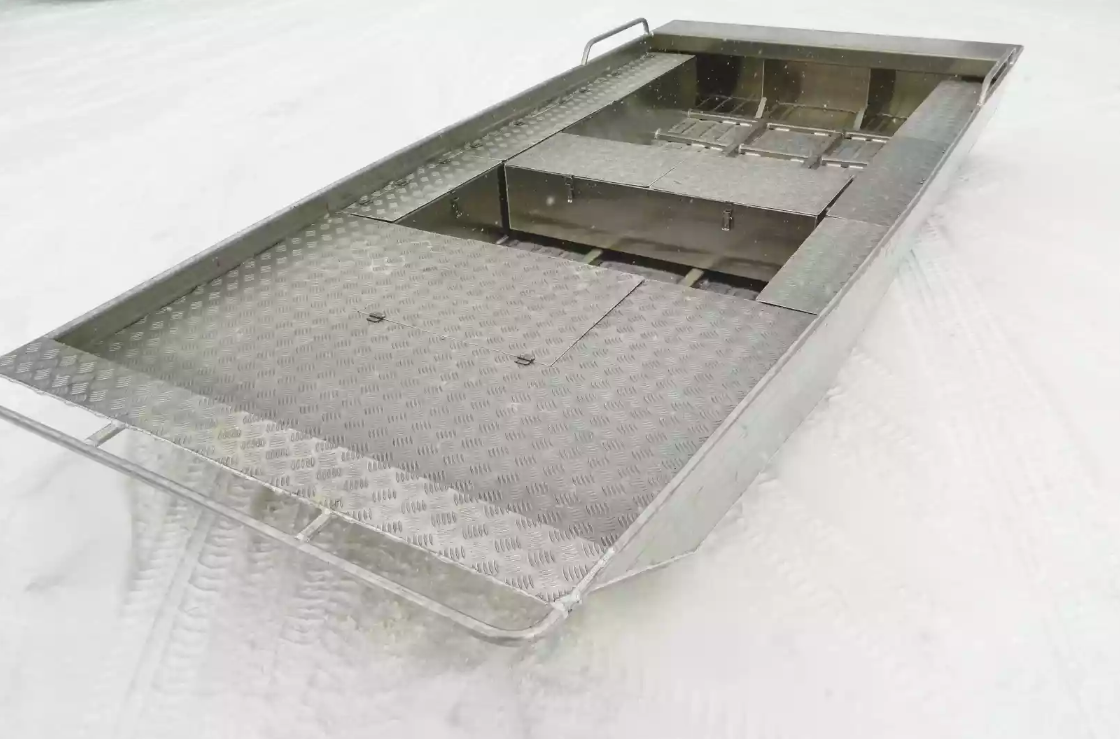 Алюминиевая лодка Wyatboat-390 Jonboat в Великом Новгороде