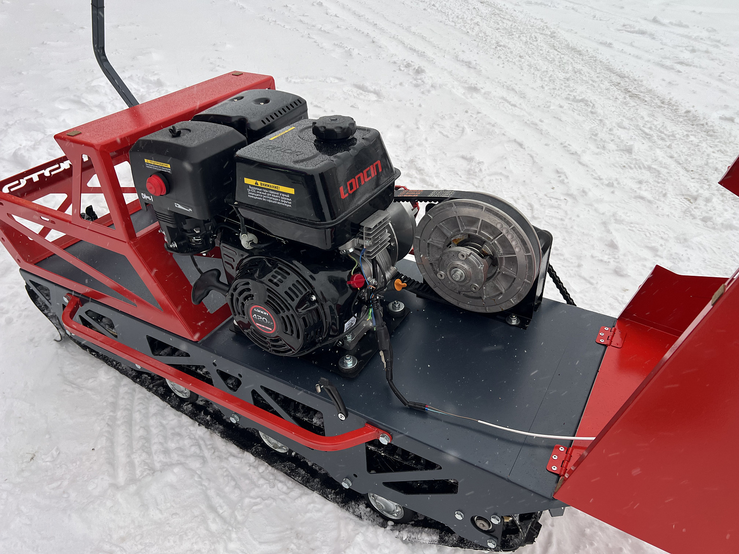 Мотобуксировщик EX-MOTO SNOWDOG S500 15л.с в Великом Новгороде