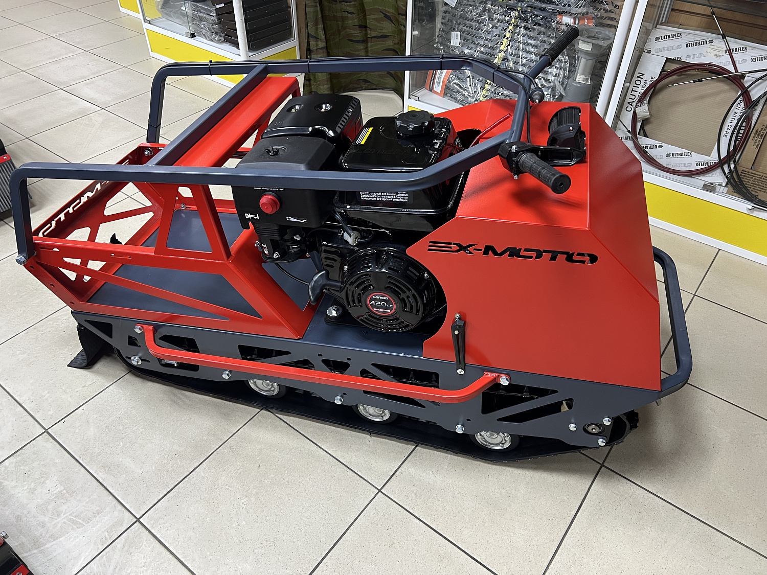 Мотобуксировщик EX-MOTO SNOWDOG S500 15л.с в Великом Новгороде