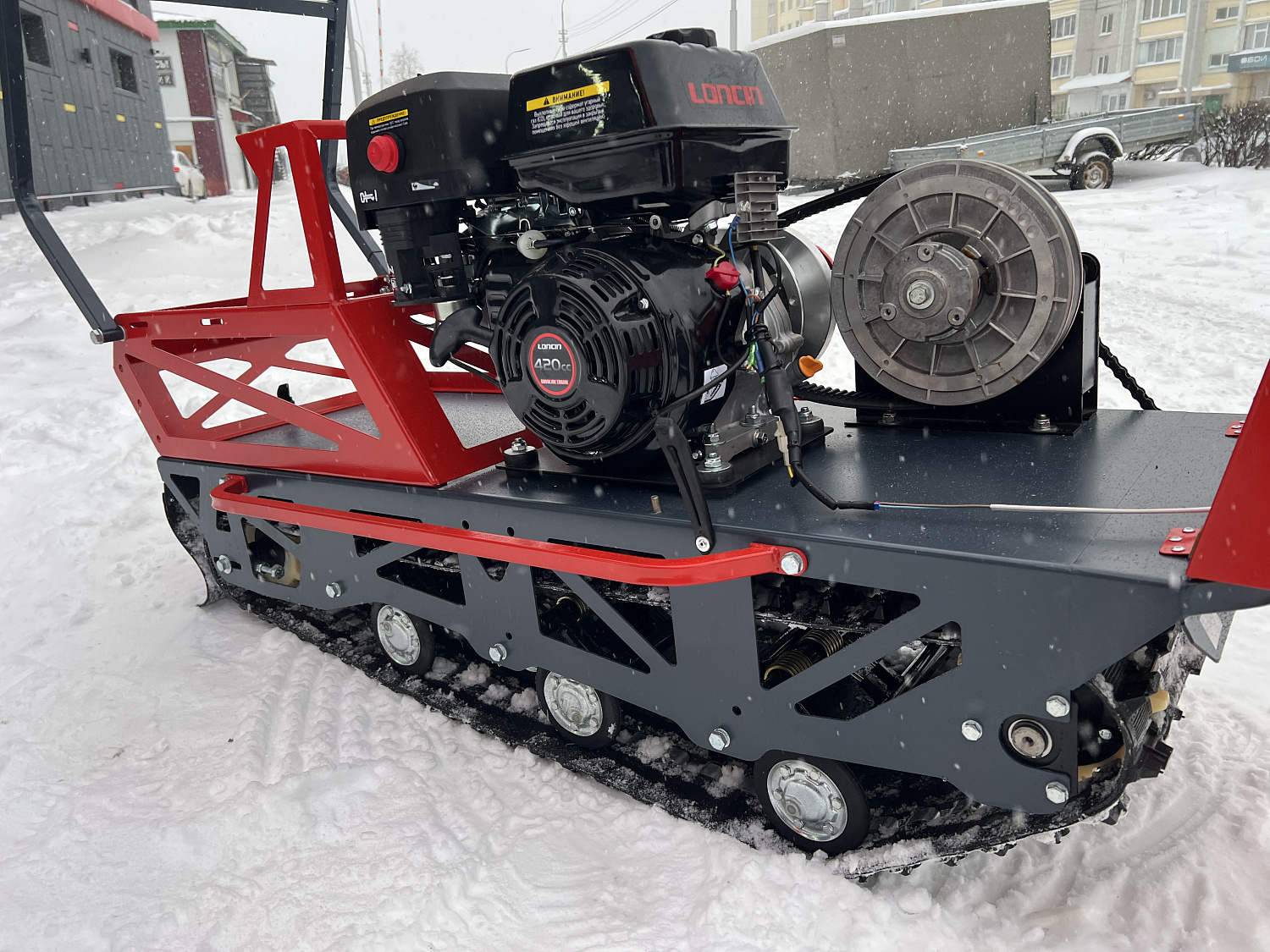 Мотобуксировщик EX-MOTO SNOWDOG S500 15л.с в Великом Новгороде