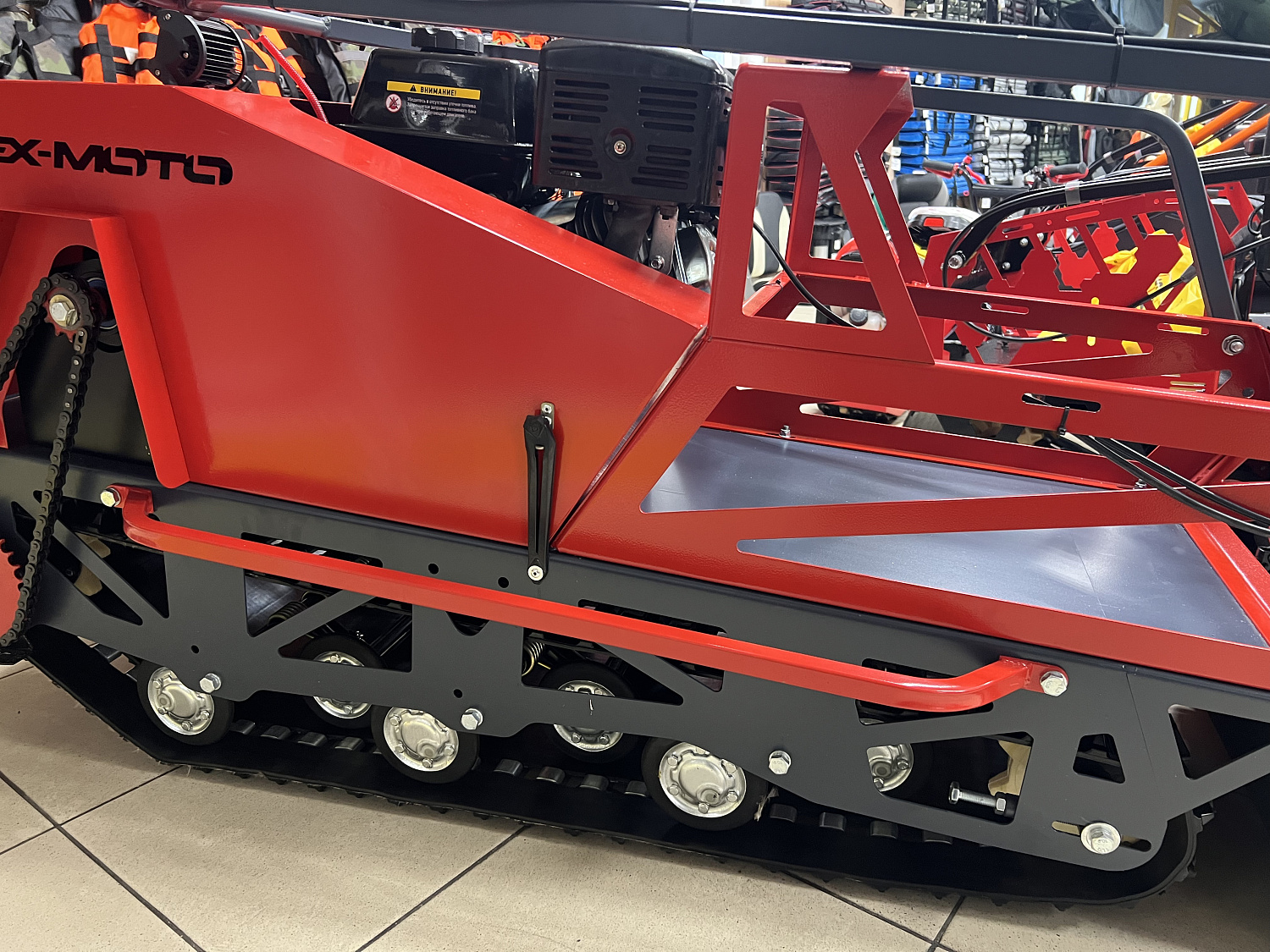 Мотобуксировщик EX-MOTO SNOWDOG S500 15л.с в Великом Новгороде