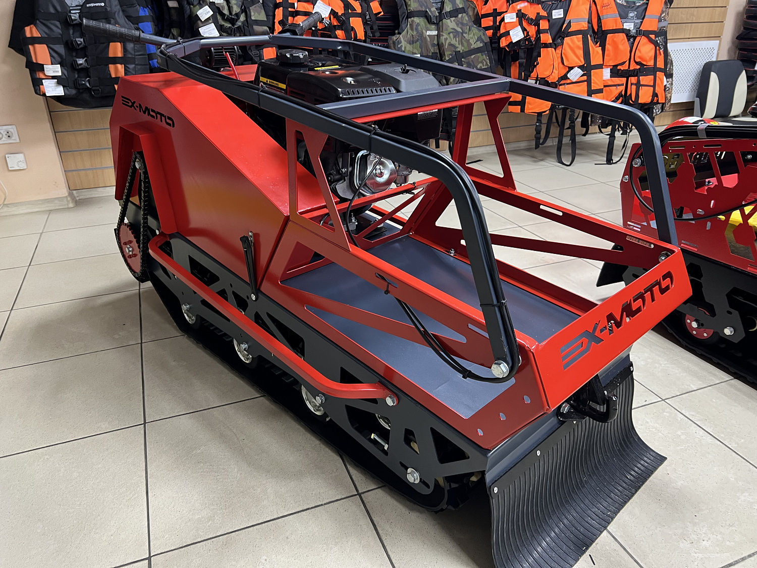 Мотобуксировщик EX-MOTO SNOWDOG S500 15л.с в Великом Новгороде